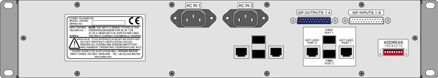 Calrec Hydra2 AD5782 - Rear-Panel-View - Synthax Audio UK